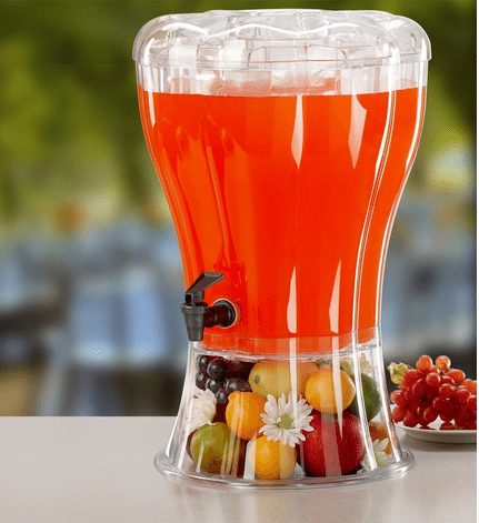 Beverage Dispenser with Removable Ice-Cone - Perfect for Parties - AThriftyMom