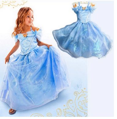 Cinderella Dress for Girls - A Thrifty Mom