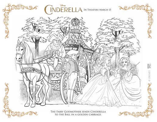 Cinderella Horse Free Printable