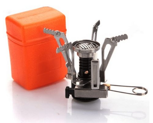 Ultralight Backpacking Canister Camp Stove with Piezo Ignition - A Thrifty Mom