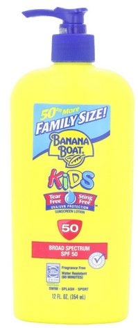 Banana Boat Kids SPF 50 Family Size Sunscreen Lotion Coupon - A Thrifty Mom
