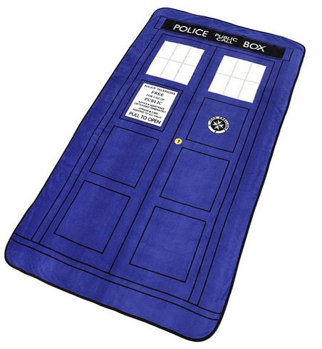 Doctor Who - TARDIS Blanket Throw - A Thrifty Mom
