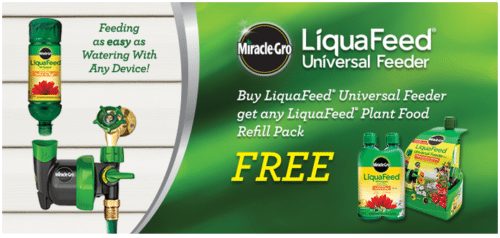 Miracle-Gro LiquaFeed Universal Feeder - Buy the feeder and get a refill pk FREE - A Thrifty Mom