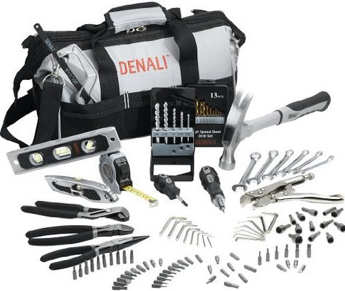 Denali 115-Piece Home Repair Tool Kit tool bag tool box