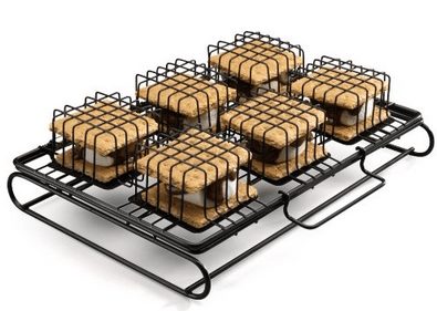 smores Maker, S'mores rack for the campfire or grill, summer camping recipes, Camping hacks