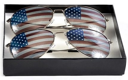 american flag aviator glasses
