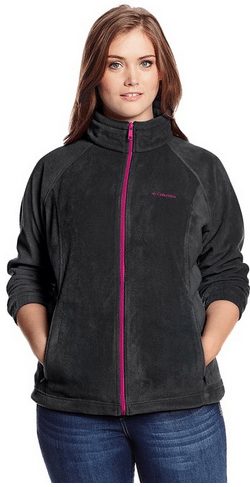 columbia women's full zip fleece jacket