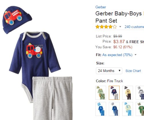 gerber baby boys outfit