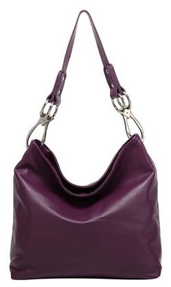 Top Handle Soft Hobo Shopper Handbag