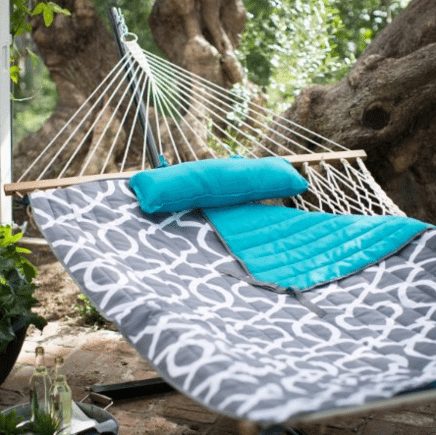 double hammock perfect for date night, great way to spend your summer afternoons, outdoor living