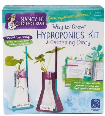 Educational Insights Nancy B's Science Club Way To Grow Hydroponics Kit & Gardening Diary
