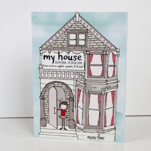 MiniLou Coloring book FREE with 10 dollar order