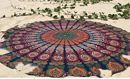 Round Beach Tapestry, round beach towel, beach blanket