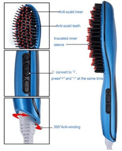Hair Straightener Brush1