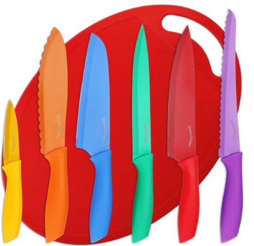 non-stick-knife-set-color-coded-plus-bonus-cutting-board