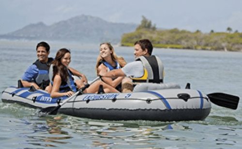  5-Person Inflatable Boat Set 