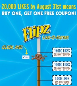 flips coupon 271x300 Possible BOGO FREE Flipz Coupon