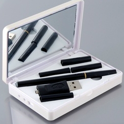 Womens black elegent style electric cigarette kit.jpg Women's black elegent style electric cigarette kit