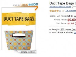duct tape bags free kindle book