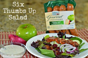six thumbs up salad