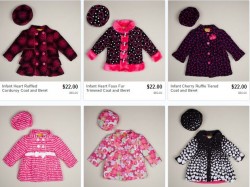 coats for 22 each