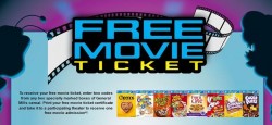 free movie ticket with gm cereal