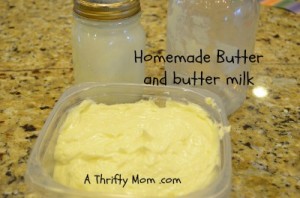 home made butter