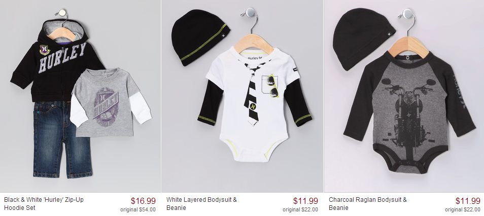 hurley baby clothes