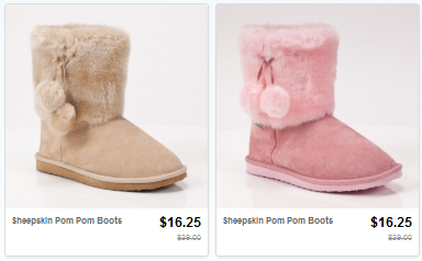Girls Winter Boots by LAMO are $16.25 