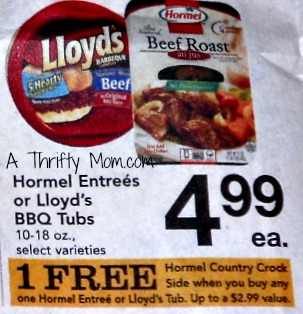Free Hormel Country crock wyb prepared meat