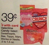 Valentine candy (Walgreens)