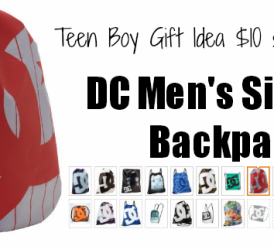 DC Men's Simpski Tote $10 shipped FREE ~ Teen Gift Idea