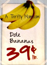 Dole bananas