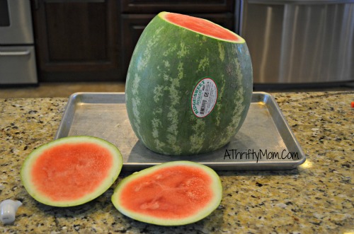 how to cube a watermelon