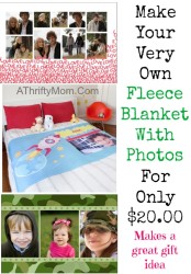 photo fleece blanket, makes a great gift idea for kids, teens, freinds and grandparents
