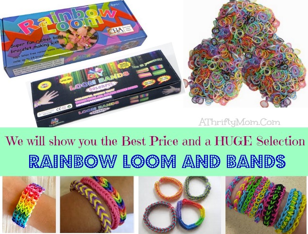 Rainbow Loom and Rainbow bands, the lowest price ans where to by replacement bands. Hottest gift idea for tweens and teens this year