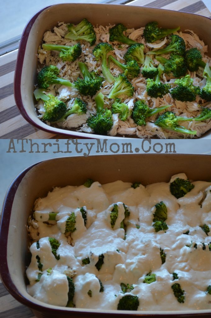 Chicken and Brocoli Cheesy Biscuit Bake, Made in 4 simple steps and taste great!