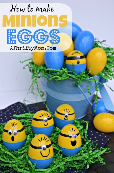 Minions Eggs, How to make Minions Easter Eggs, #Minions, #Eggs, #Easter