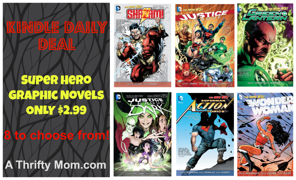 Super Hero Graphic Novels Kindle Daily Deal