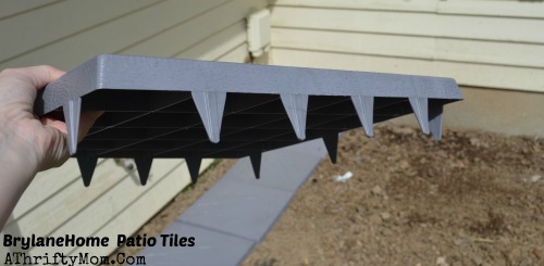 Patio tile floor in less than 30 min ~ diy mothers day gift idea ... Patio Ideas Floor