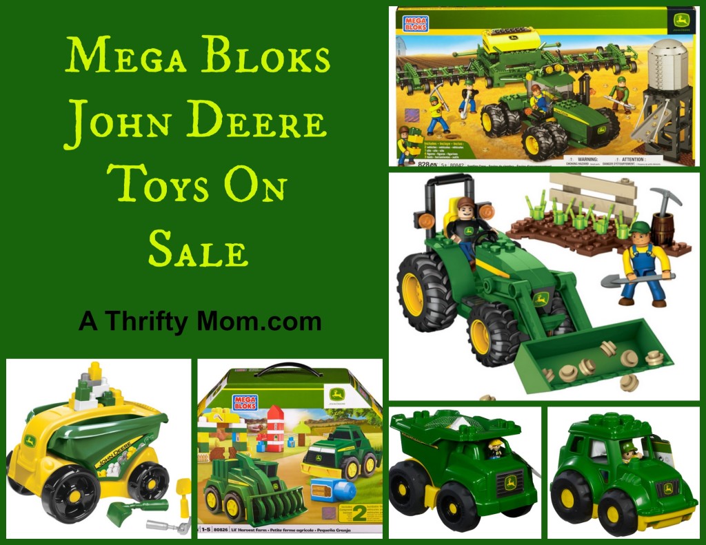 mega bloks john deere farm tractor