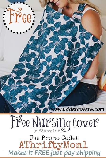 Free Nursing Covers ( $ 35.00 Value) at UdderCovers.com, use Promotion Code AThriftyMom1 #free, #NursingCover,#Baby