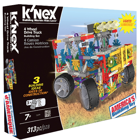 K'NEX Classic 4 Wheel Drive Truck Only $9.99 #GiftForKids