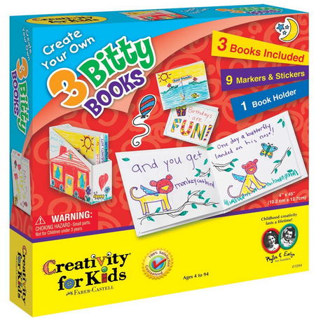 Create Your Own 3 Bitty Books #GiftForKids