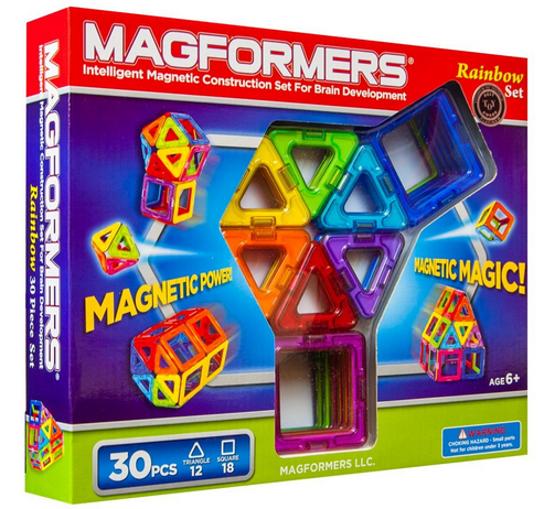 Magformers Rainbow 30 Piece Set #ChristmasGiftForKids