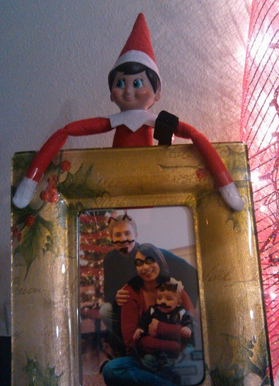 Elf on the Shelf easy ideas, What to do with your Elf, Silly Ideas for your Christmas Elf on the Shelf day 18