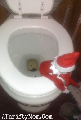 Elf on the Shelf easy ideas, What to do with your Elf, Silly Ideas for your Christmas Elf on the Shelf day 6