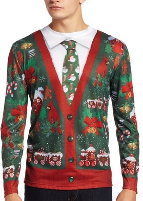 ugly christmas sweaters for a Holiday party, Where for find an Ugly Sweater Gag Gift