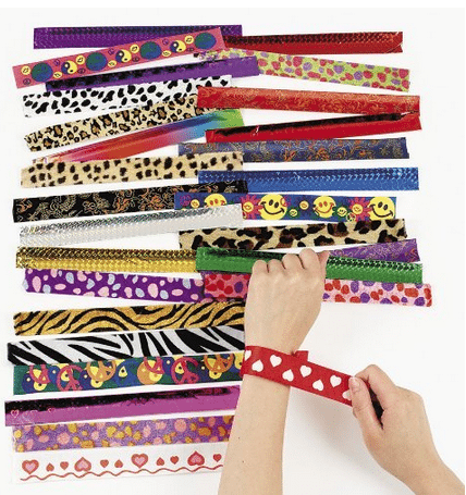 50 Assorted Slap Bracelets - MEGA Pack #NonCandyValentineIDea