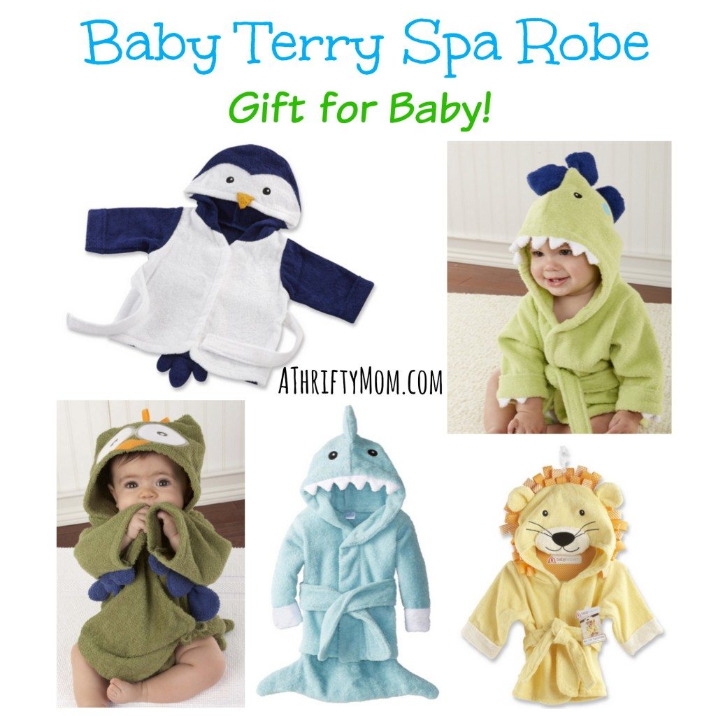 Baby Terry Spa Robe - Gift For Baby - So Cute!